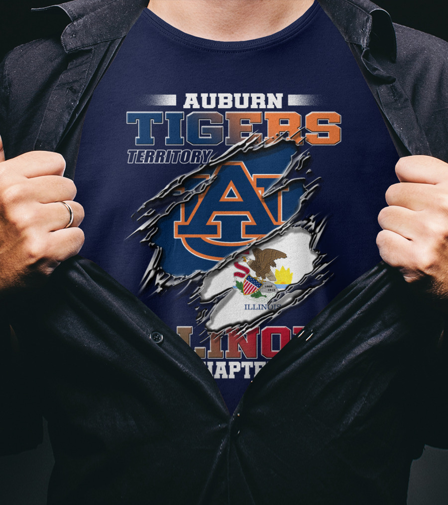 Auburn Tigers Territory Illinois Chapter T-Shirt