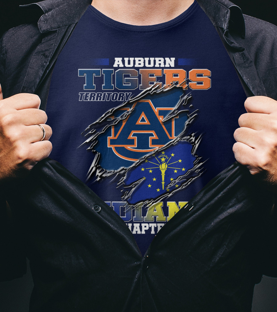 Auburn Tigers Territory Indiana Chapter T-Shirt