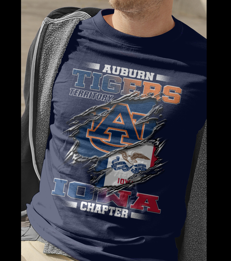 Auburn Tigers Territory Iowa Chapter T-Shirt