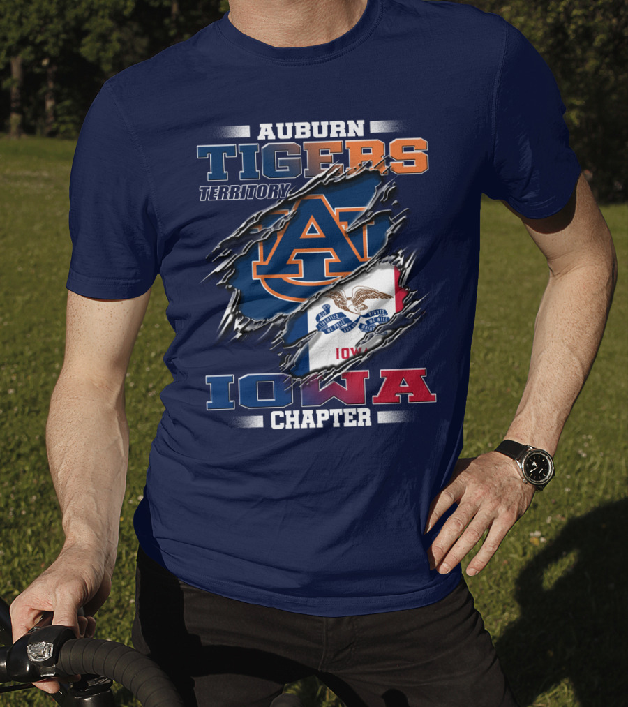 Auburn Tigers Territory Iowa Chapter T-Shirt