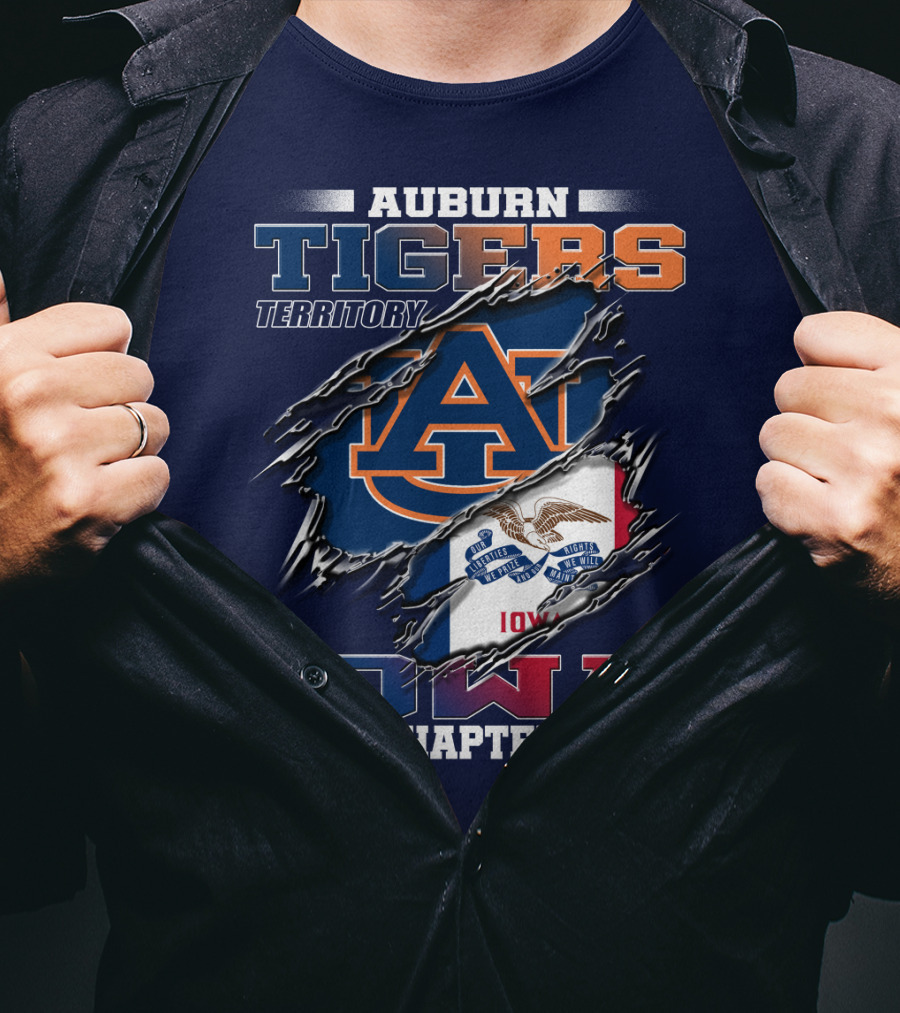 Auburn Tigers Territory Iowa Chapter T-Shirt