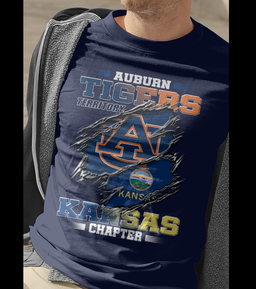 Auburn Tigers Territory Kansas Chapter T-Shirt