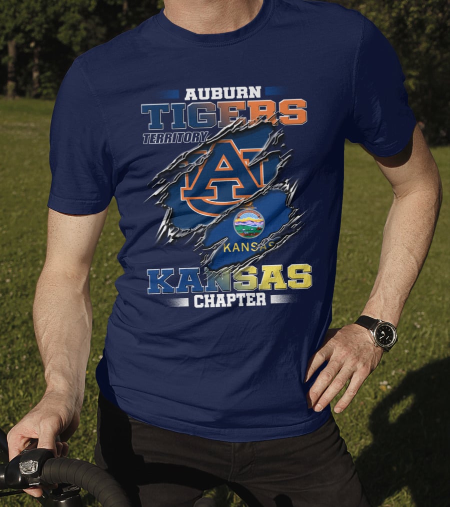 Auburn Tigers Territory Kansas Chapter T-Shirt