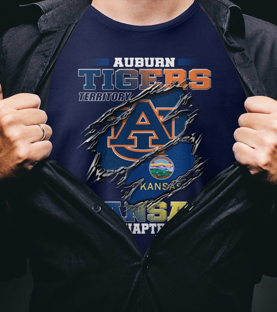 Auburn Tigers Territory Kansas Chapter T-Shirt