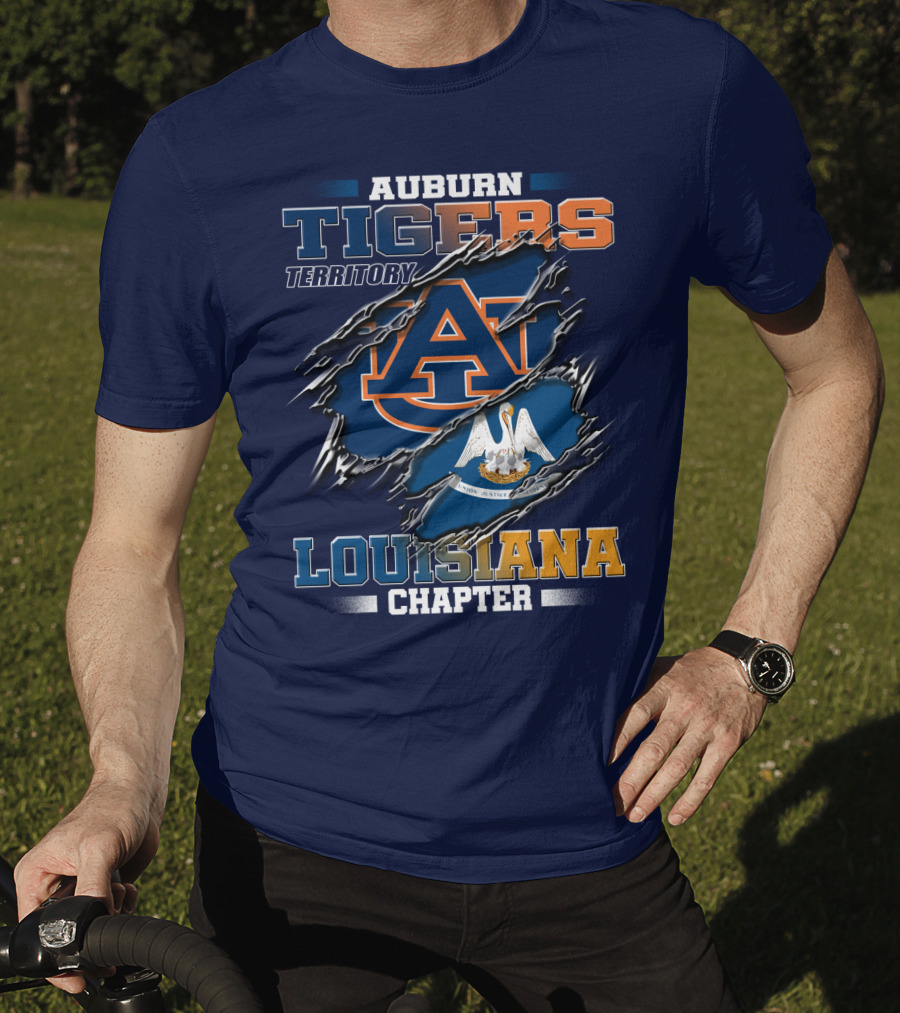Auburn Tigers Territory Louisiana Chapter T-Shirt