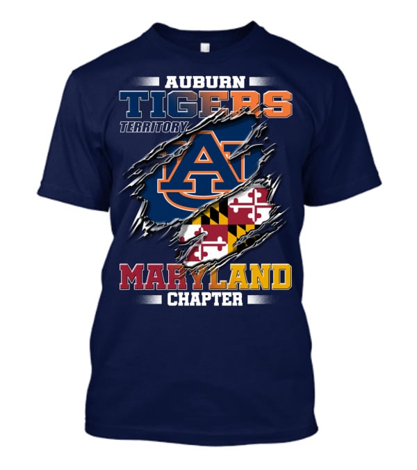 Auburn Tigers Territory Maryland Chapter T-Shirt