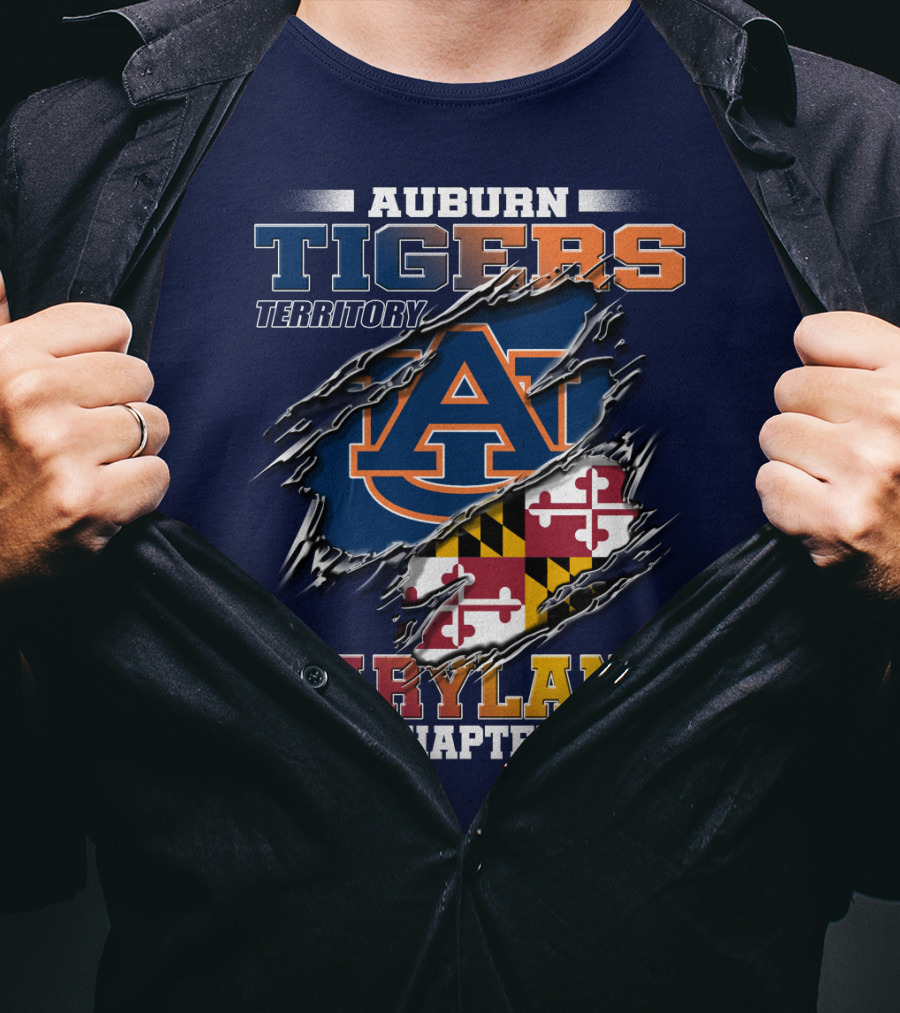 Auburn Tigers Territory Maryland Chapter T-Shirt