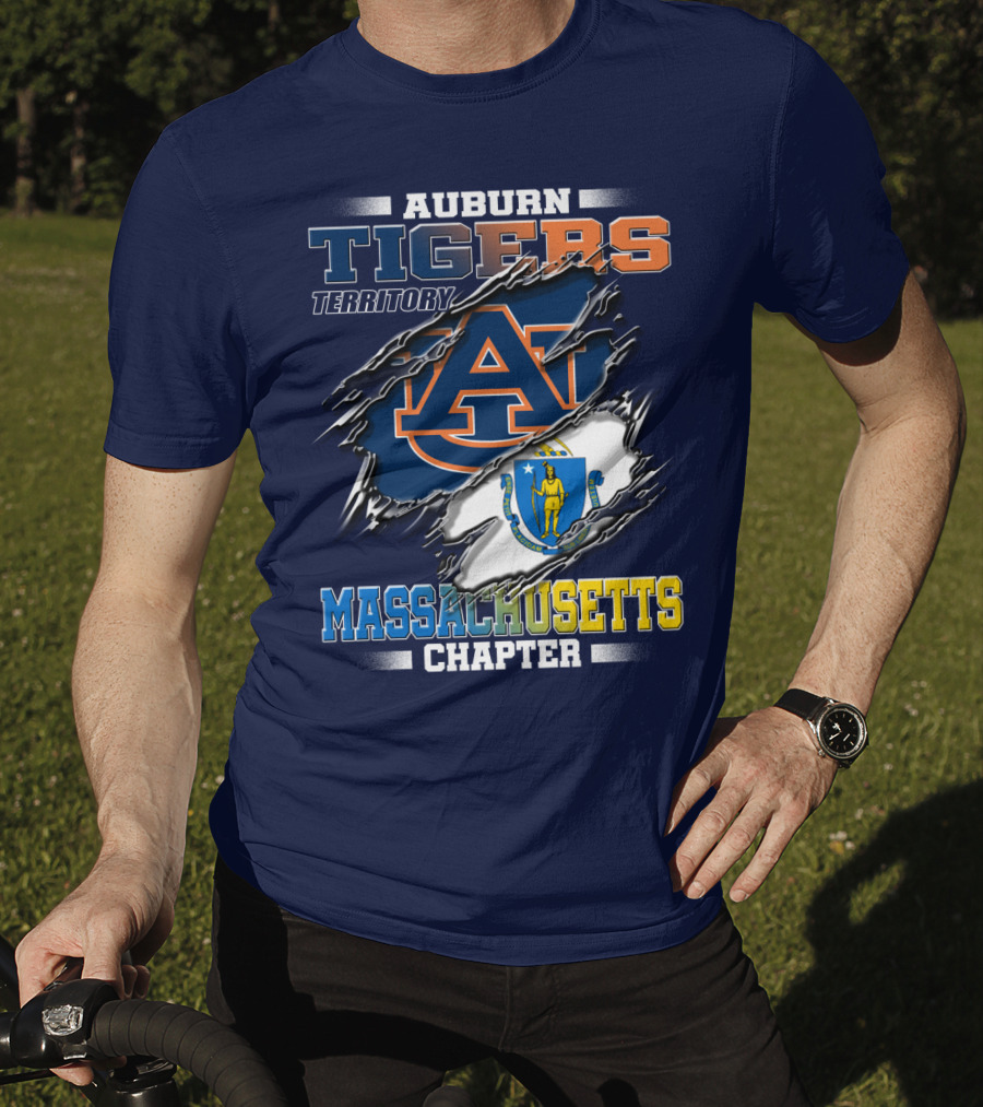 Auburn Tigers Territory Massachusetts Chapter T-Shirt