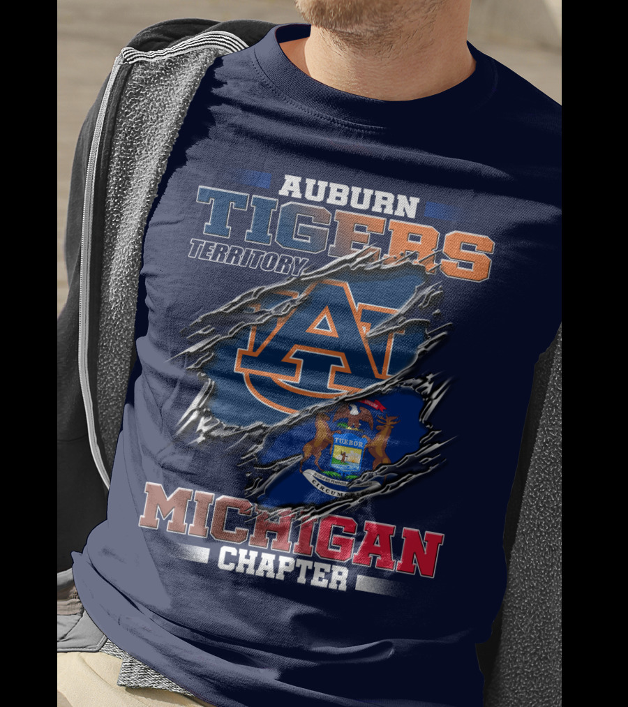 Auburn Tigers Territory Michigan Chapter T-Shirt