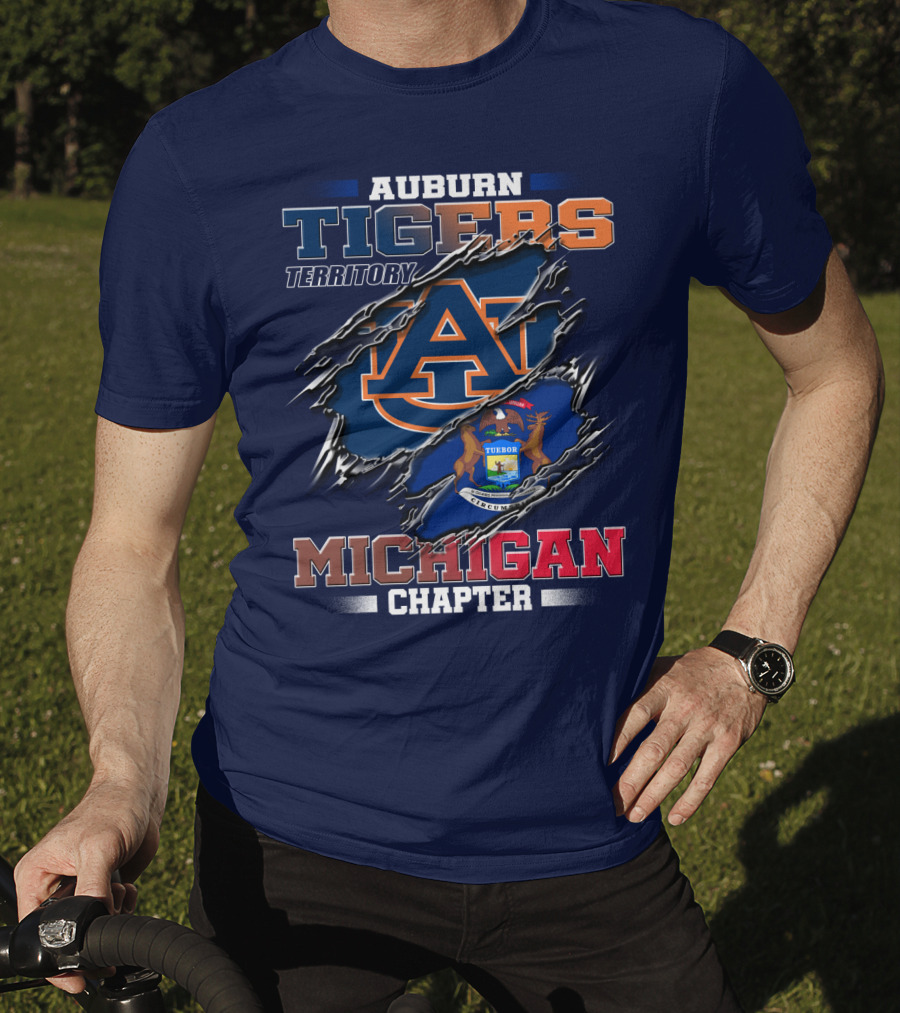 Auburn Tigers Territory Michigan Chapter T-Shirt