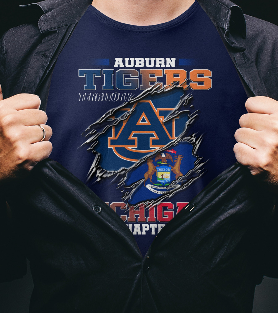 Auburn Tigers Territory Michigan Chapter T-Shirt