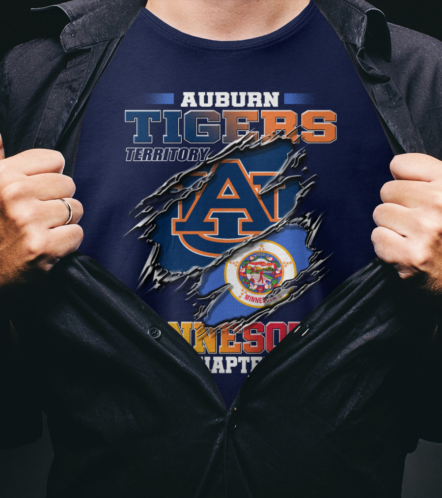 Auburn Tigers Territory Minnesota Chapter T-Shirt