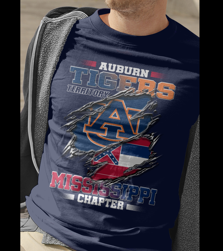 Auburn Tigers Territory Mississippi Chapter T-Shirt