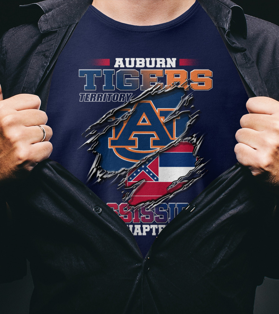 Auburn Tigers Territory Mississippi Chapter T-Shirt