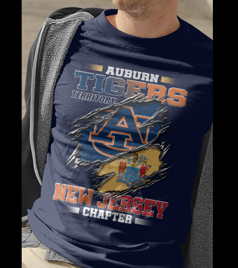 Auburn Tigers Territory New Jersey Chapter T-Shirt