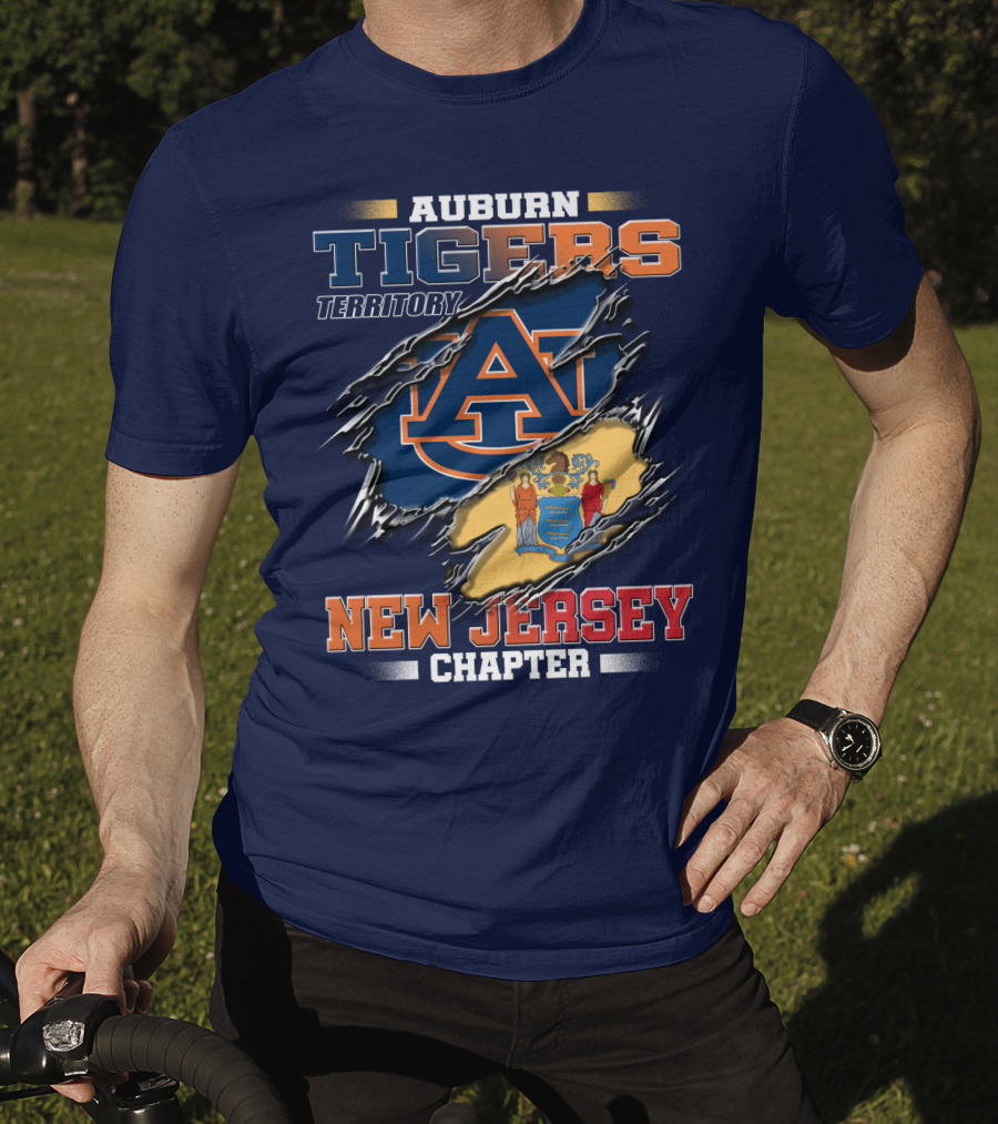 Auburn Tigers Territory New Jersey Chapter T-Shirt