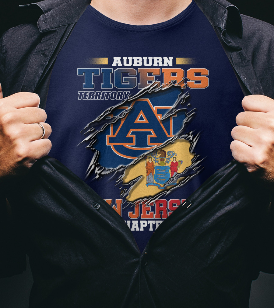 Auburn Tigers Territory New Jersey Chapter T-Shirt