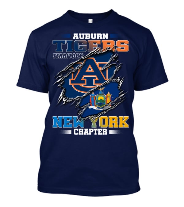 Auburn Tigers Territory New York Chapter T-Shirt