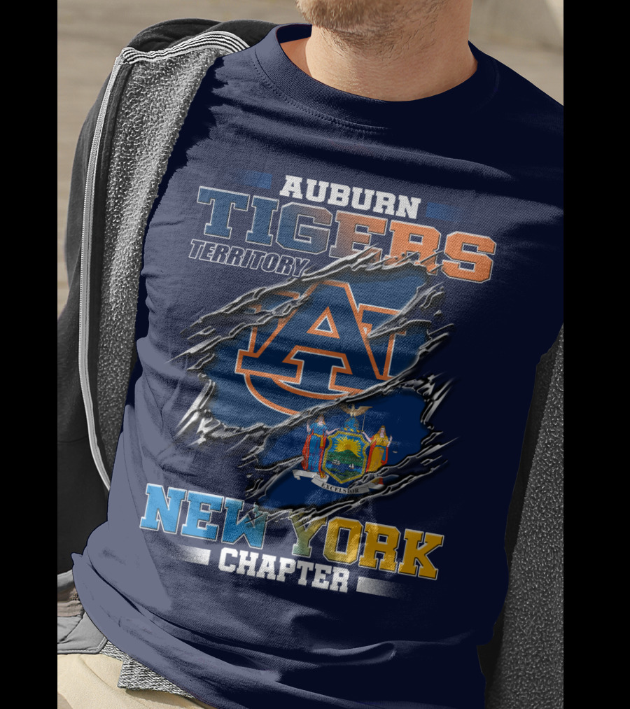 Auburn Tigers Territory New York Chapter T-Shirt