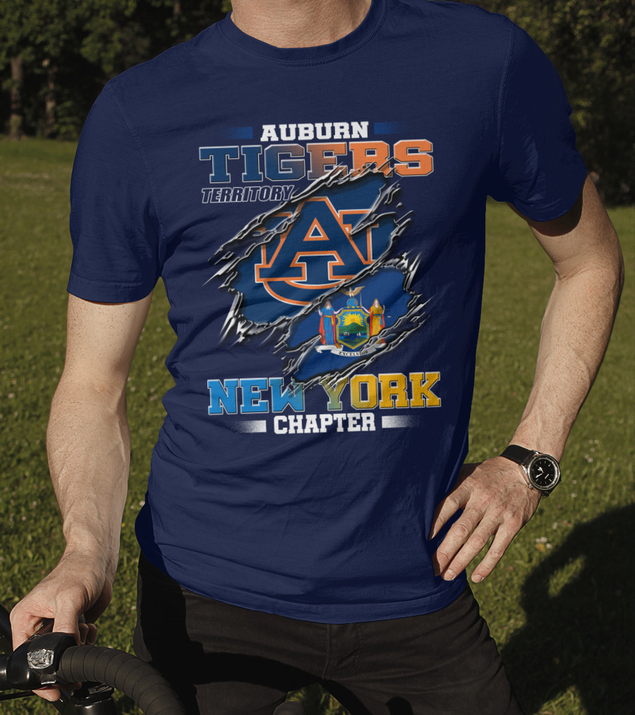 Auburn Tigers Territory New York Chapter T-Shirt