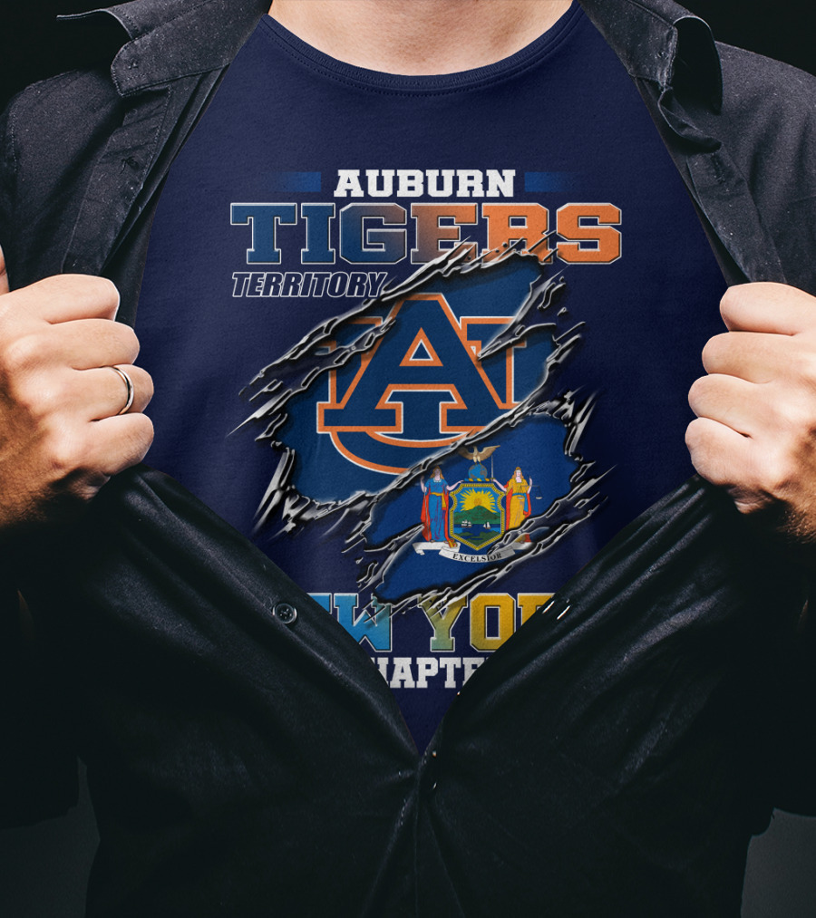Auburn Tigers Territory New York Chapter T-Shirt