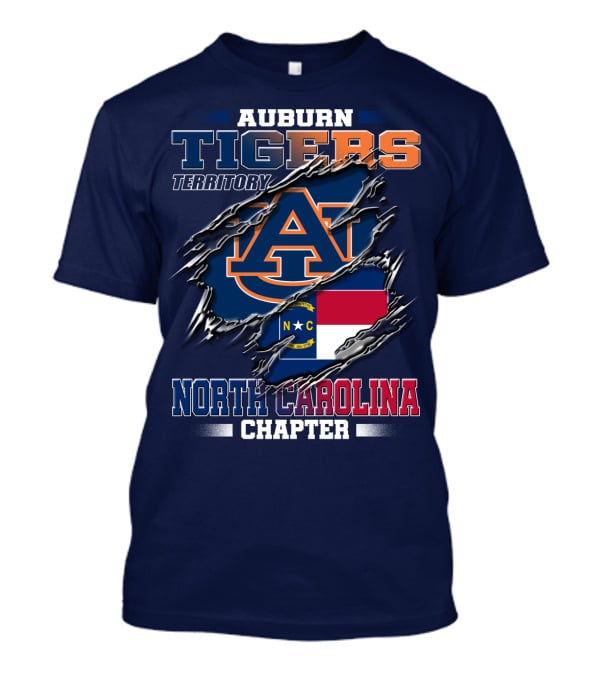 Auburn Tigers Territory North Carolina Chapter T-Shirt