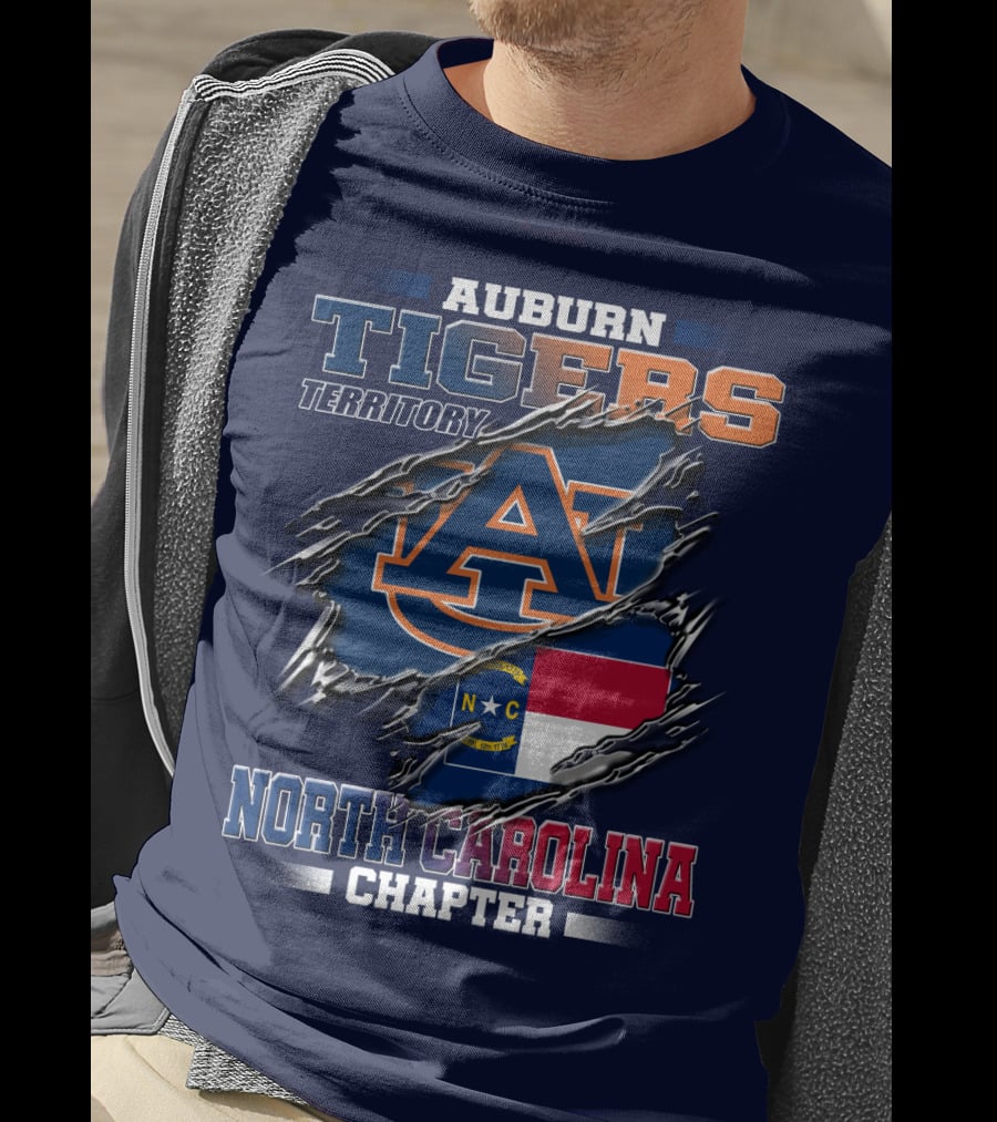 Auburn Tigers Territory North Carolina Chapter T-Shirt