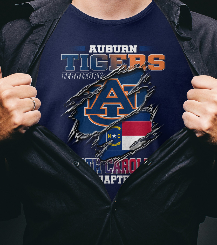 Auburn Tigers Territory North Carolina Chapter T-Shirt