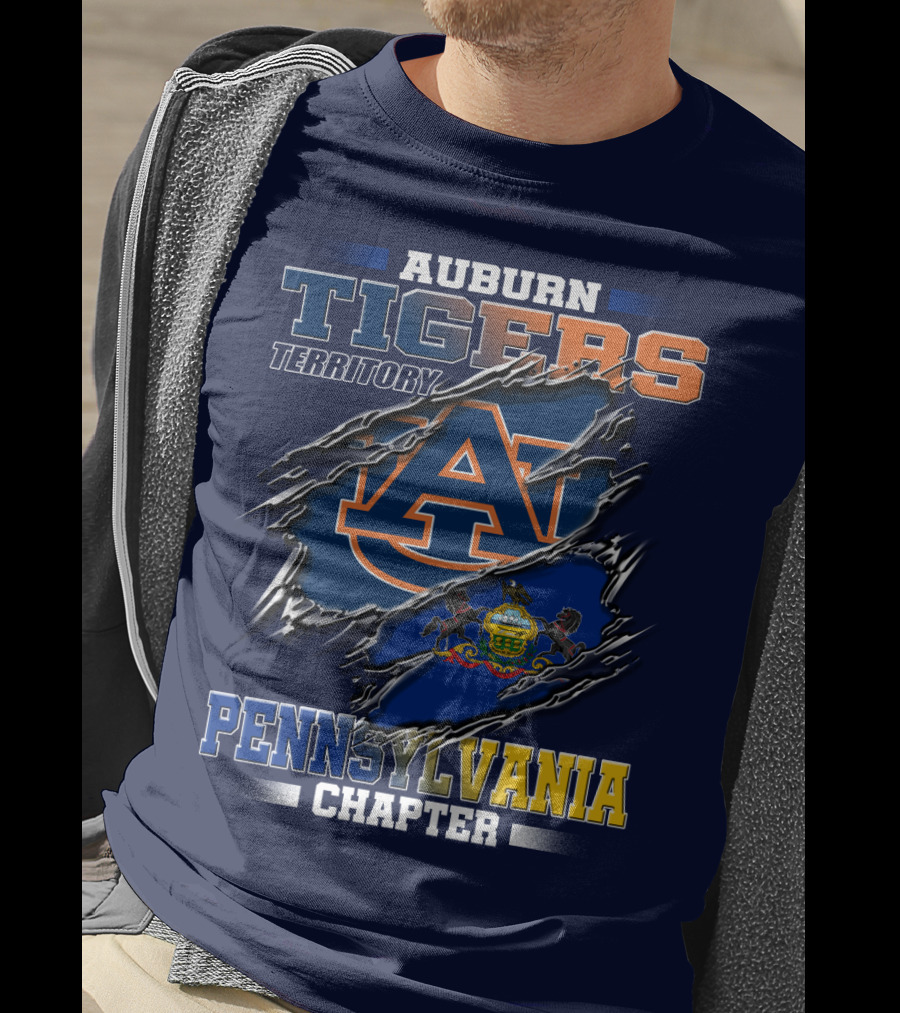 Auburn Tigers Territory Pennsylvania Chapter T-Shirt