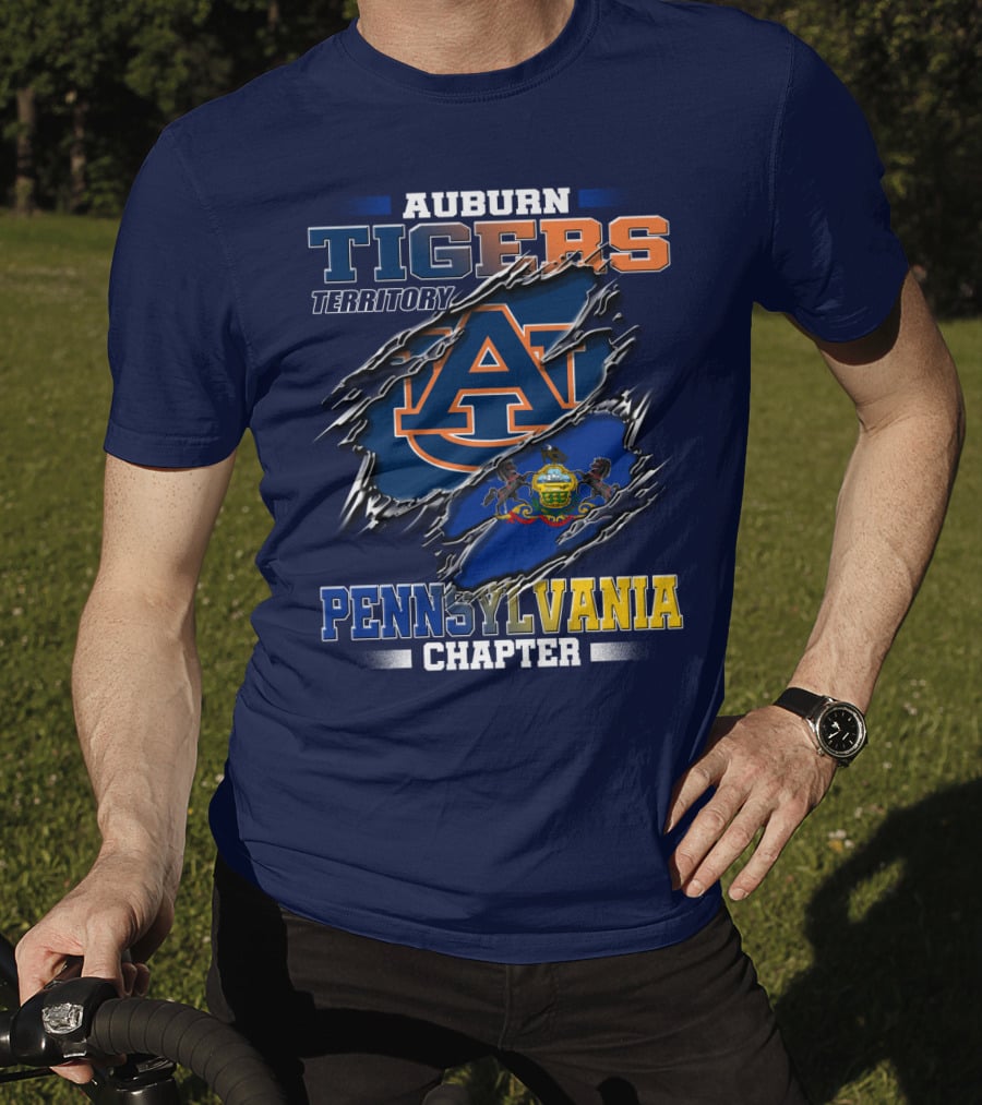 Auburn Tigers Territory Pennsylvania Chapter T-Shirt