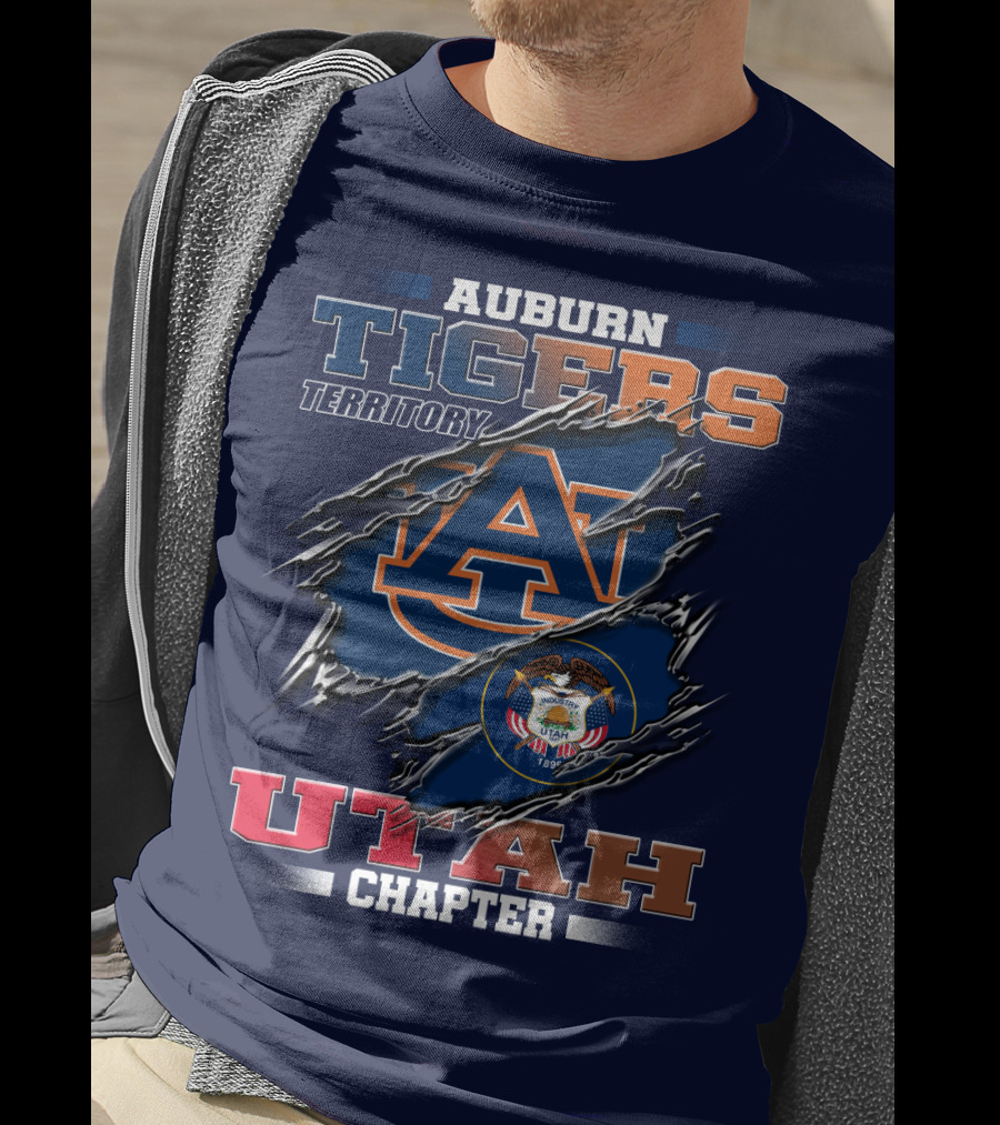 Auburn Tigers Territory Utah Chapter T-Shirt