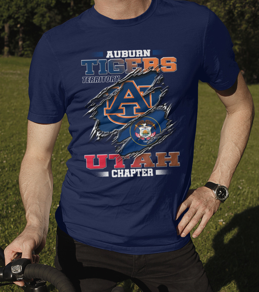 Auburn Tigers Territory Utah Chapter T-Shirt
