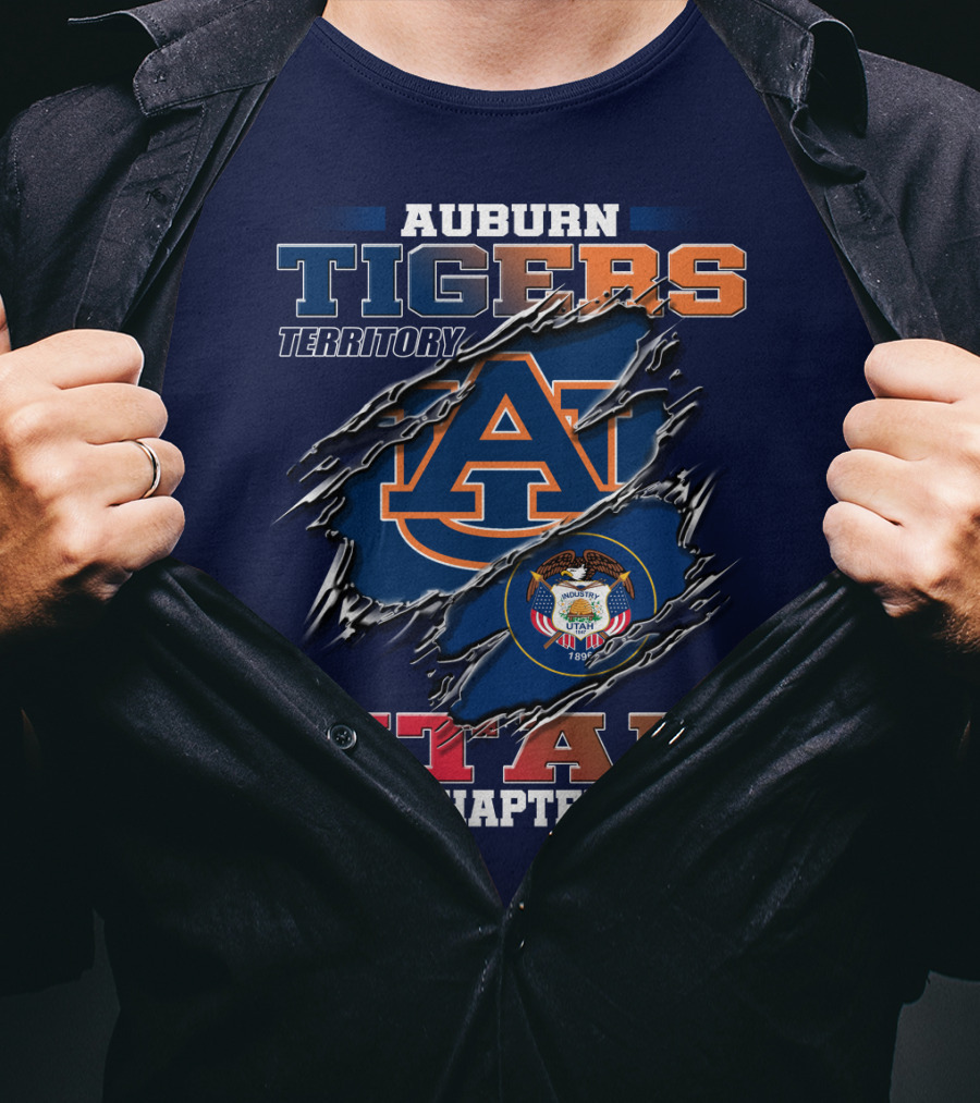 Auburn Tigers Territory Utah Chapter T-Shirt
