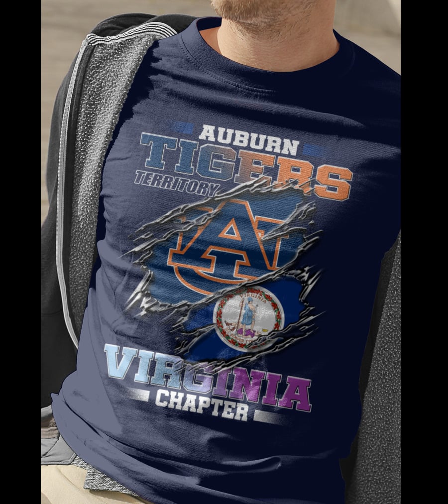 Auburn Tigers Territory Virginia Chapter T-Shirt