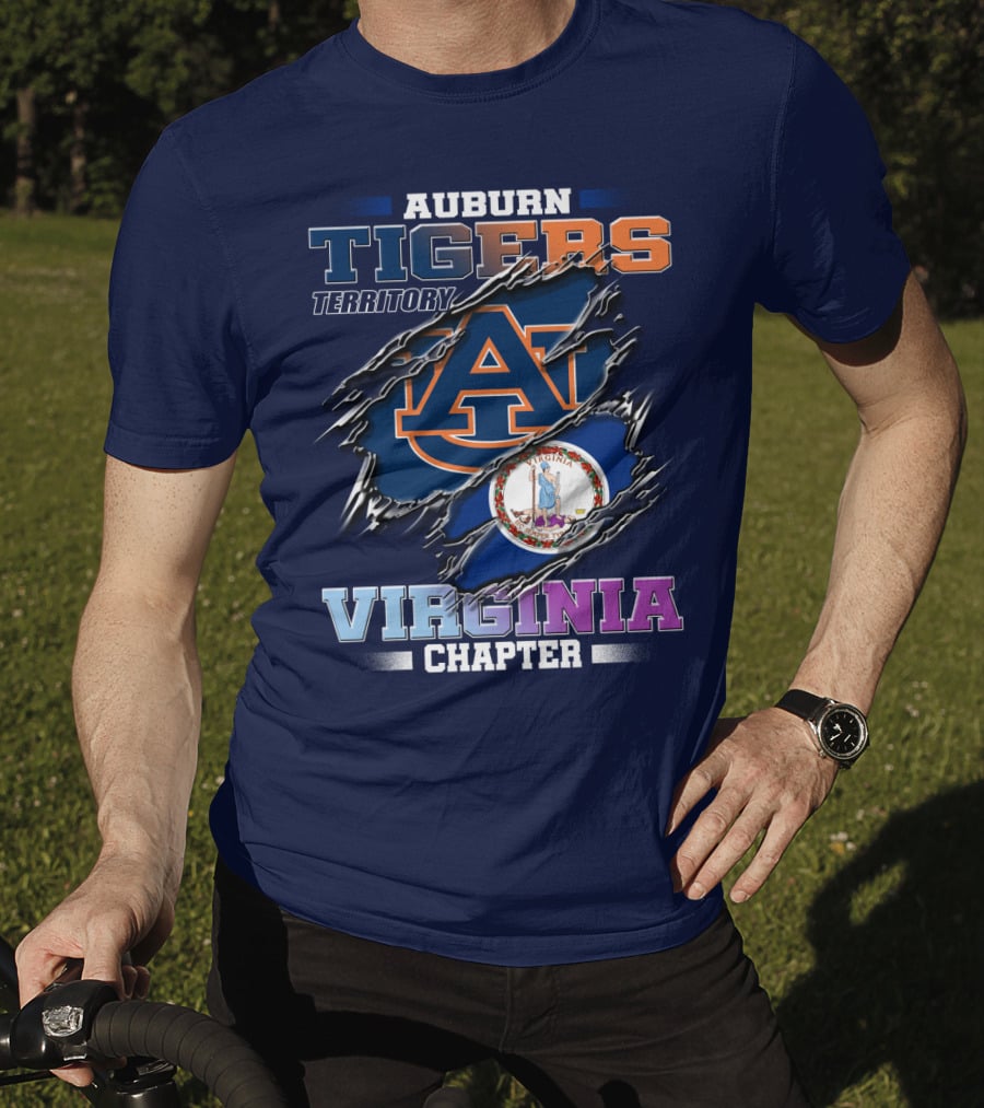Auburn Tigers Territory Virginia Chapter T-Shirt
