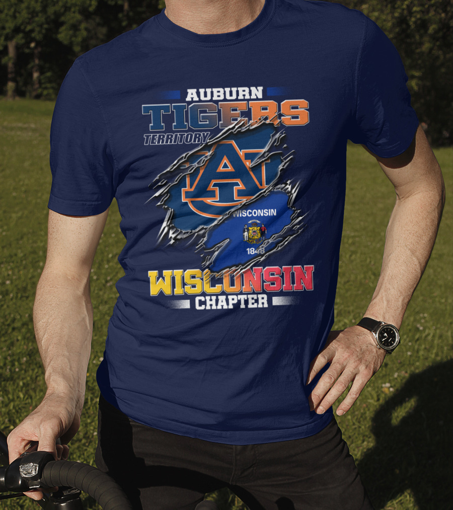 Auburn Tigers Territory Wisconsin Chapter 1848 T-Shirt
