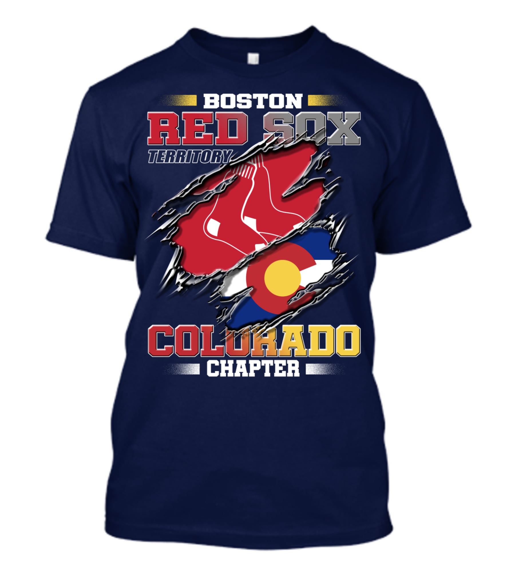 Boston Red Sox Territory Colorado Chapter T-Shirt