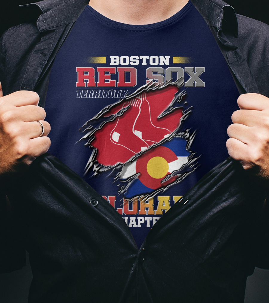 Boston Red Sox Territory Colorado Chapter T-Shirt
