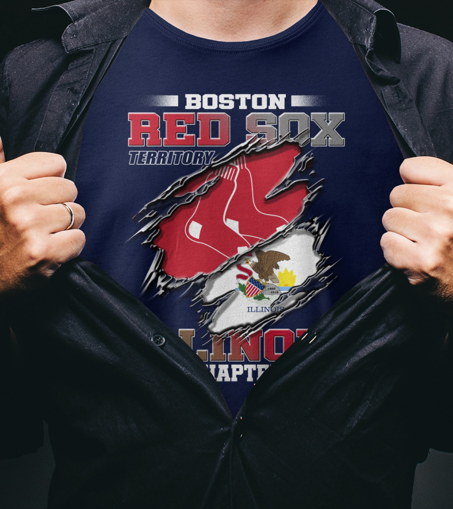 Boston Red Sox Territory Illinois Chapter T-Shirt
