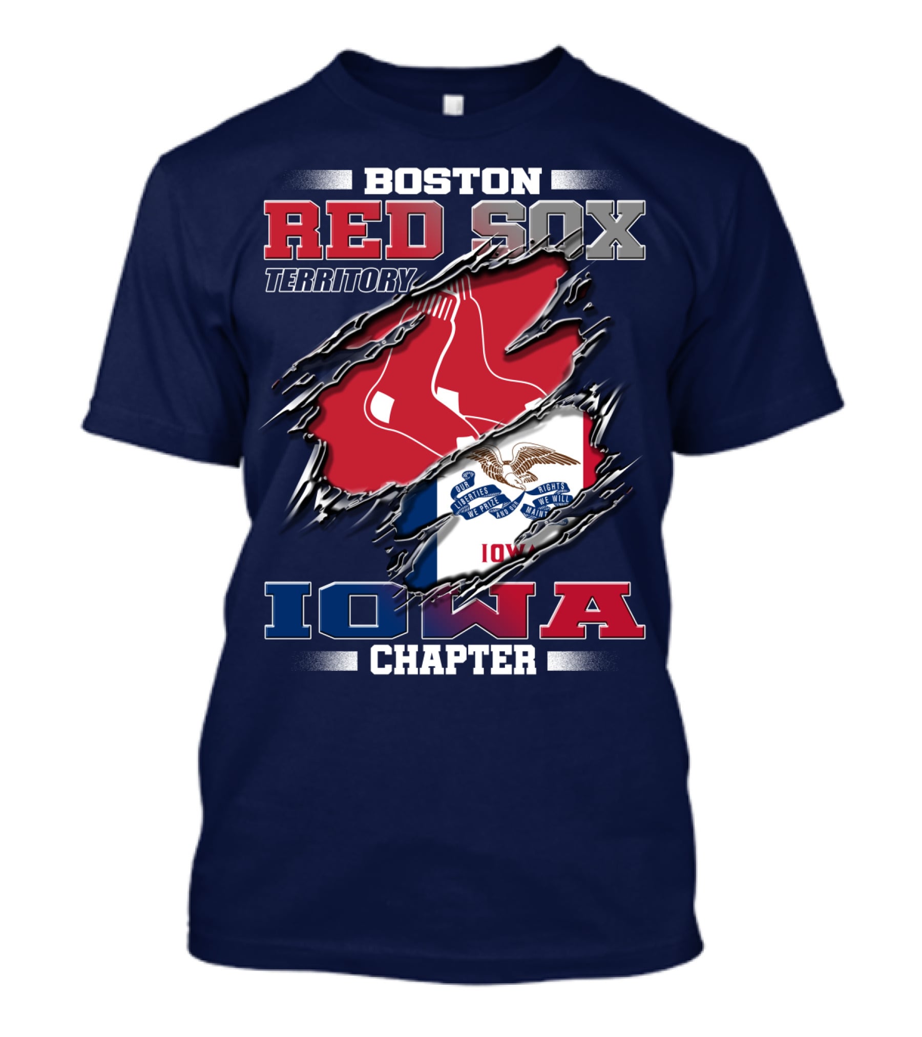 Boston Red Sox Territory Iowa Chapter T-Shirt
