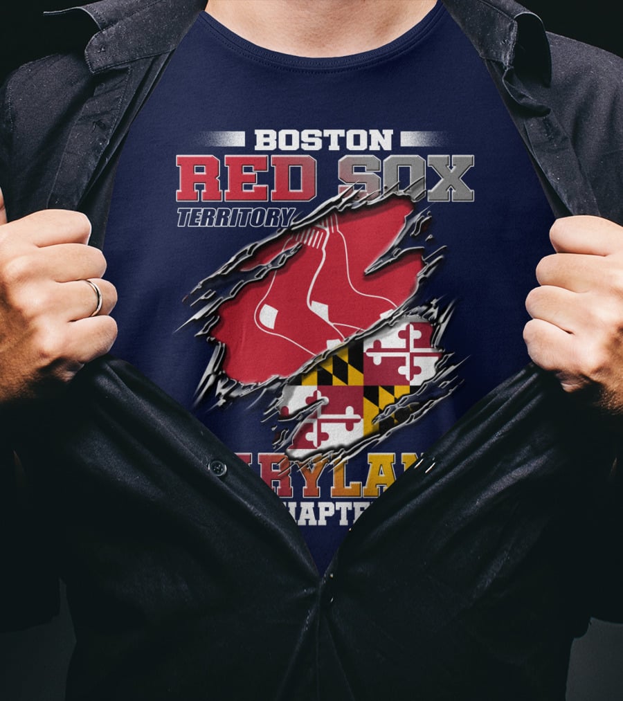 Boston Red Sox Territory Maryland Chapter T-Shirt