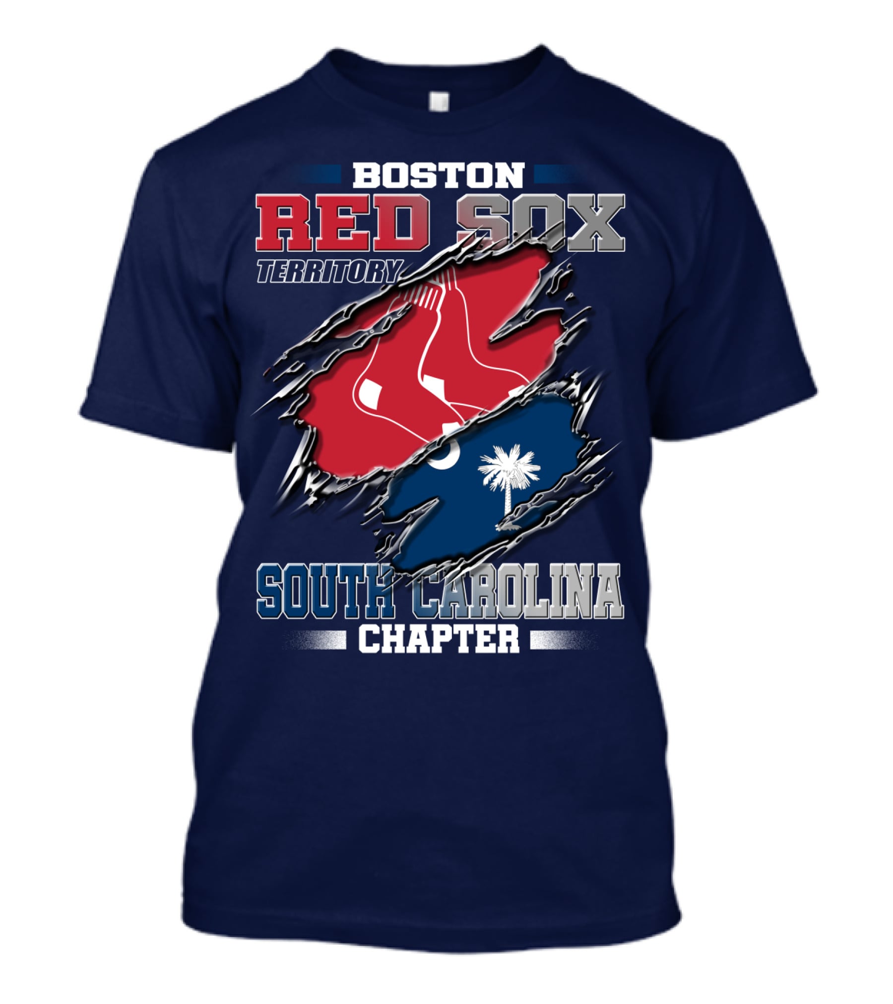 Boston Red Sox Territory South Carolina Chapter T-Shirt
