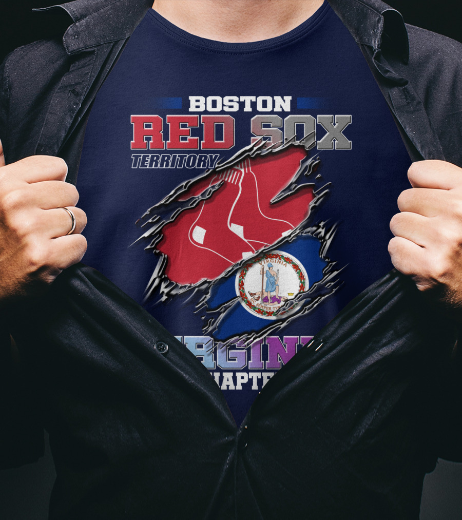 Boston Red Sox Territory Virginia Chapter T-Shirt