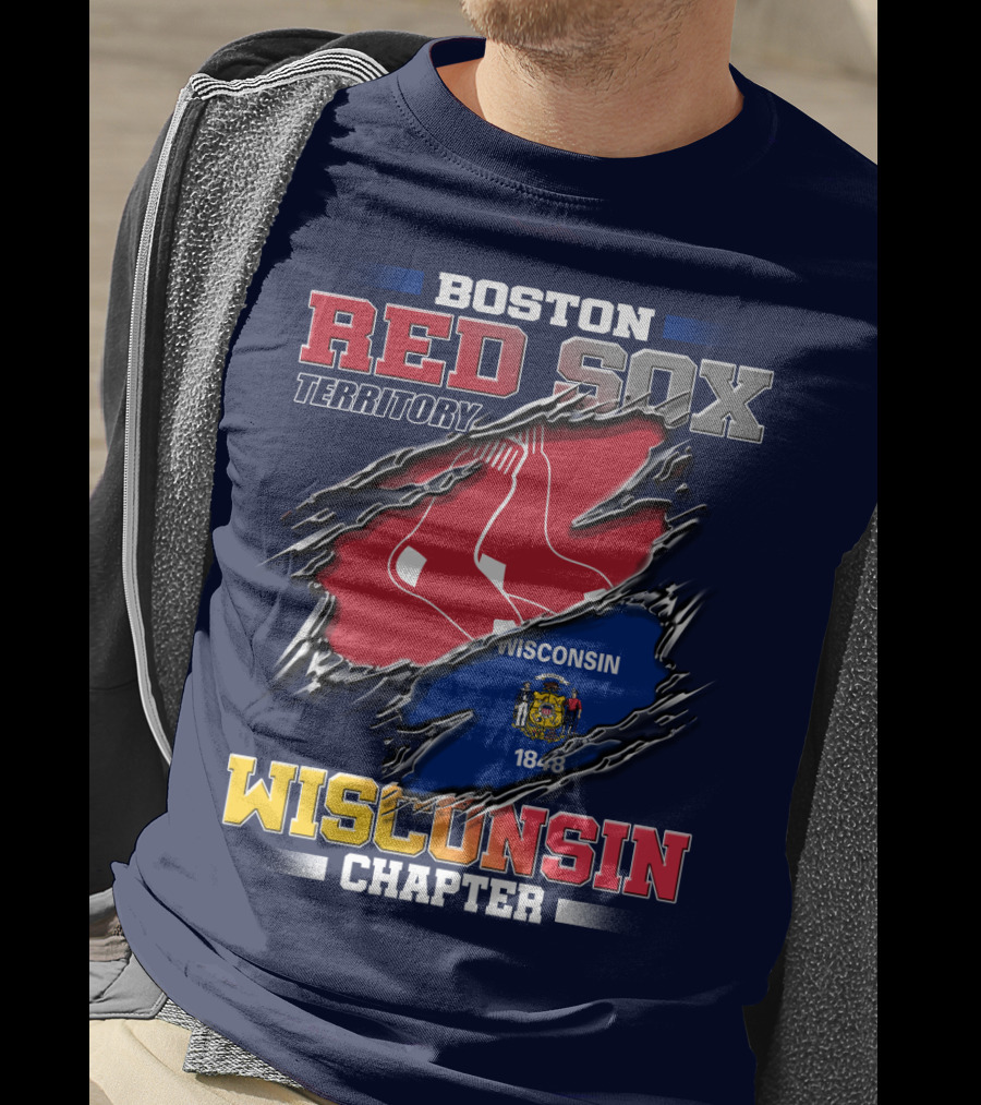 Boston Red Sox Territory Wisconsin Chapter 1848 T-Shirt