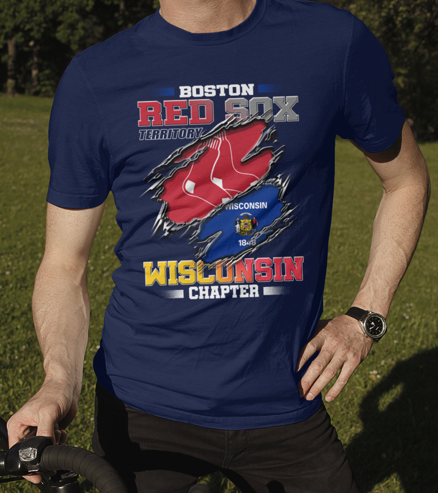 Boston Red Sox Territory Wisconsin Chapter 1848 T-Shirt
