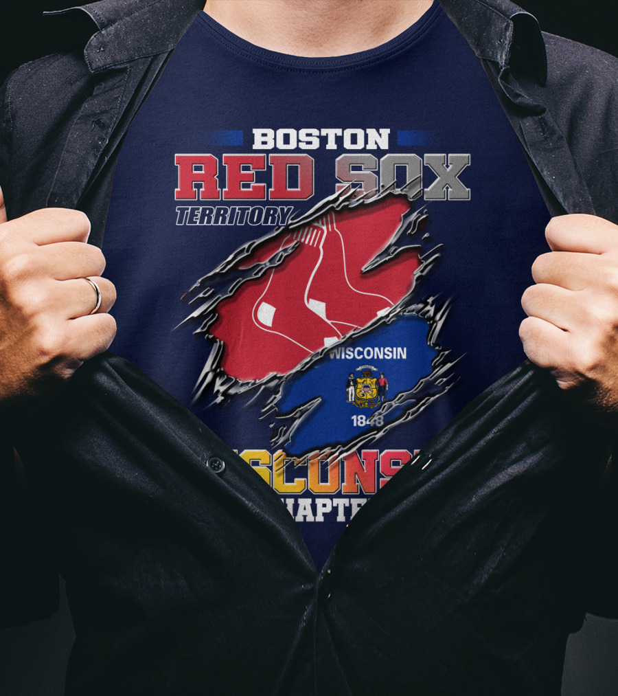 Boston Red Sox Territory Wisconsin Chapter 1848 T-Shirt