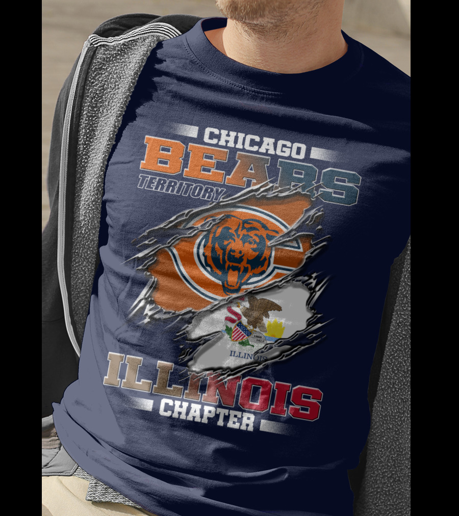 Chicago Bears Territory Illinois Chapter T-Shirt