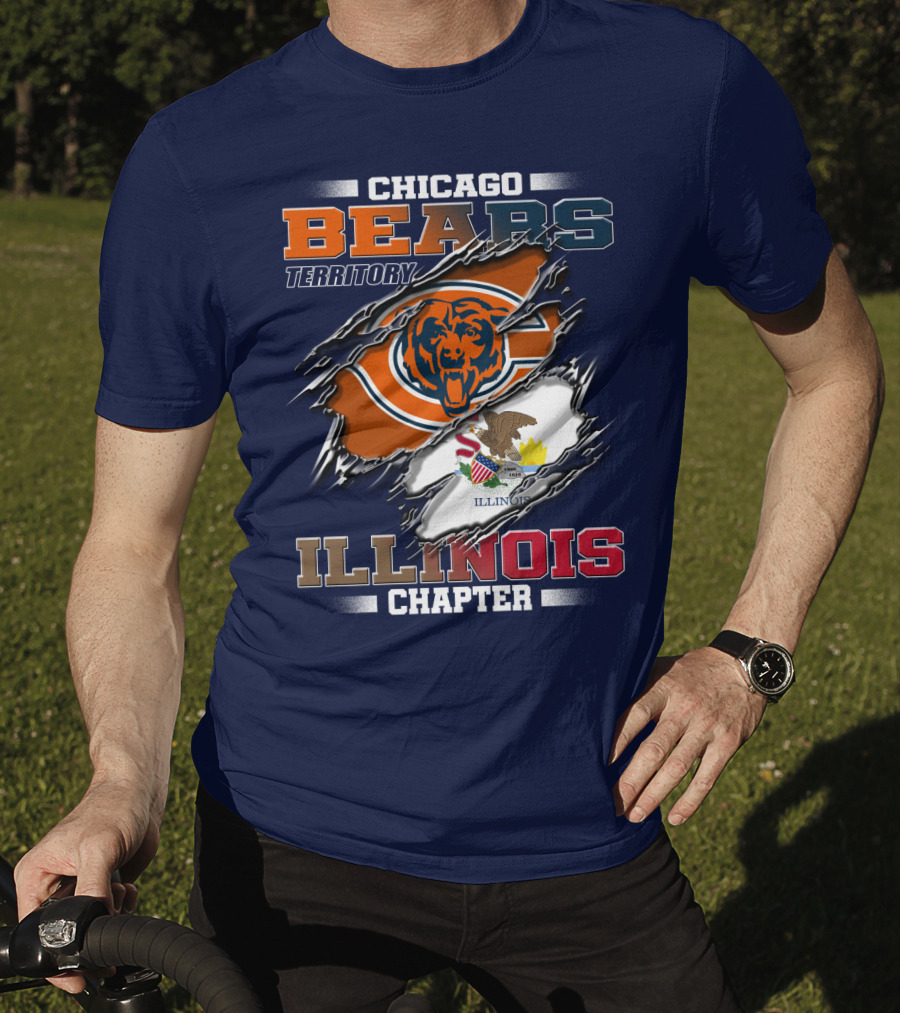 Chicago Bears Territory Illinois Chapter T-Shirt