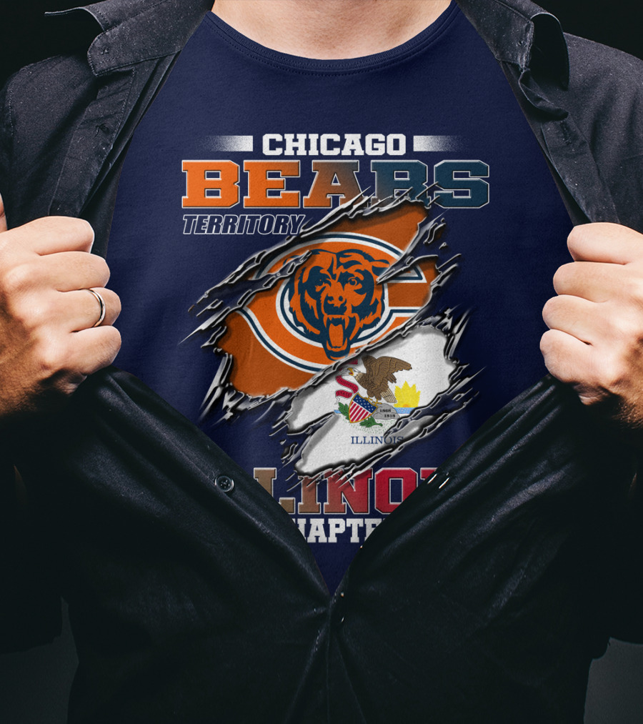 Chicago Bears Territory Illinois Chapter T-Shirt
