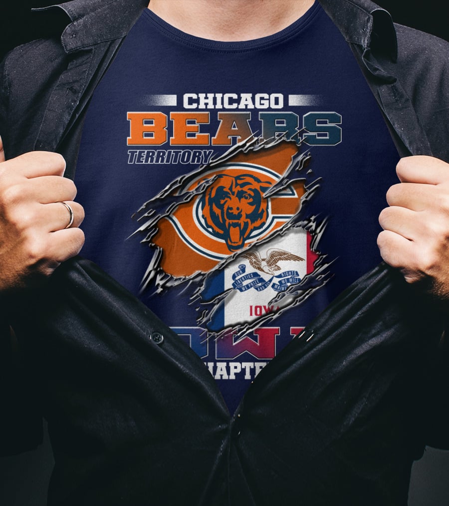 Chicago Bears Territory Iowa Chapter T-Shirt